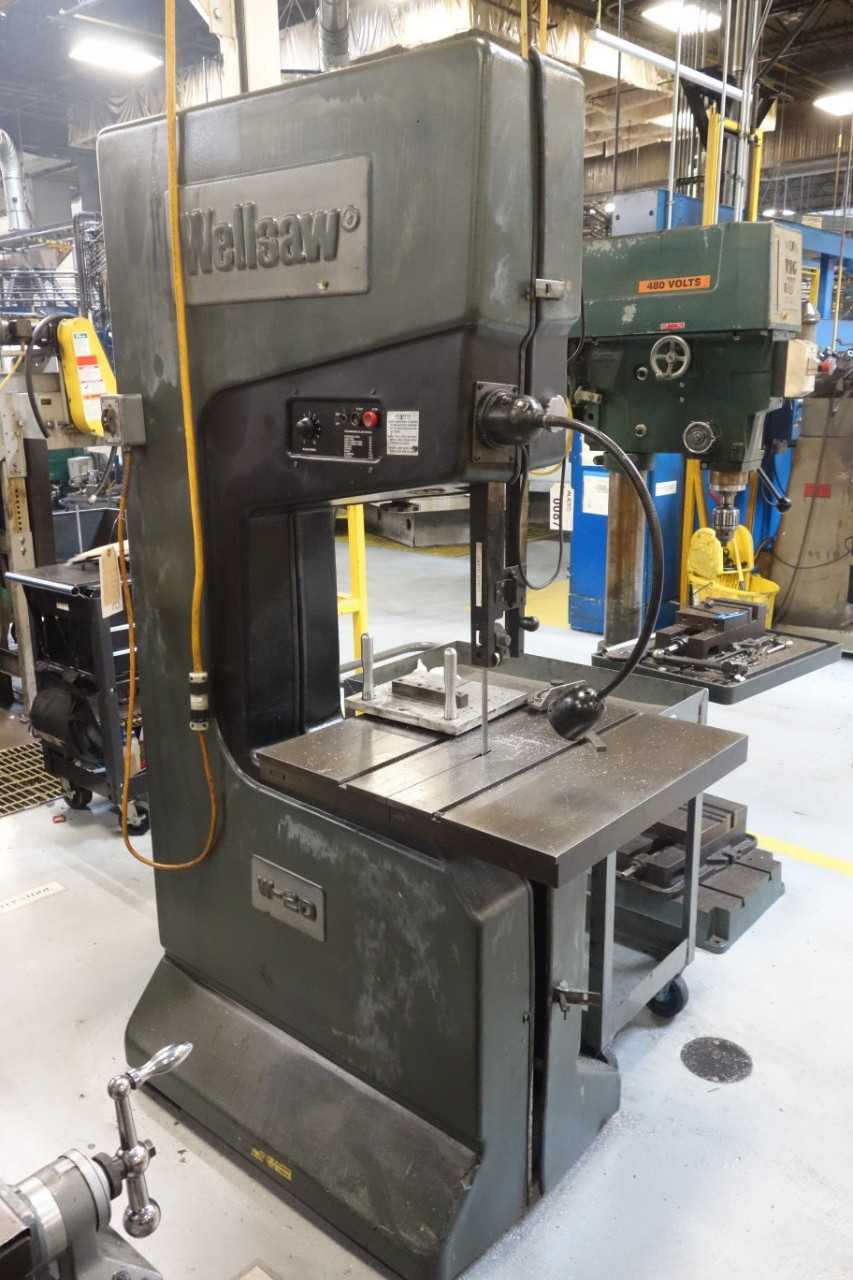 Wellsaw W-20 20" vertial contour bandsaw - METAL SAWS