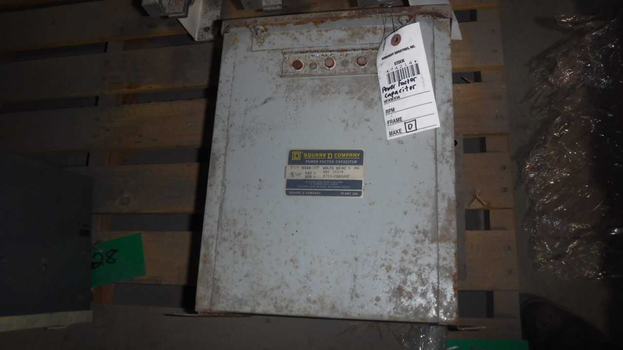 SquareD Power Factor Capacitor - ELECTRICAL COMPONENTS