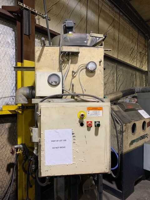 Dust Collector and Blast Cabinet - SHOT PEENING MACHINE