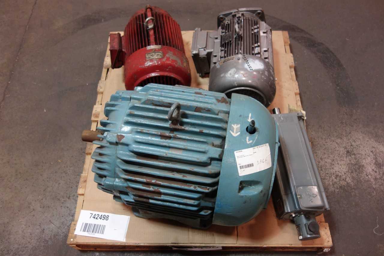 1 PALLET OF ASSORTED ELECTRIC AC MOTORS- SIEMENS, NORD, ALLIS CHALMERS - ELECTRIC MOTORS 1 PALLET OF ASSORTED ELECTRIC AC MOTORS- SIEMENS, NORD, ALLIS CHALMERS - ELECTRIC MOTORS