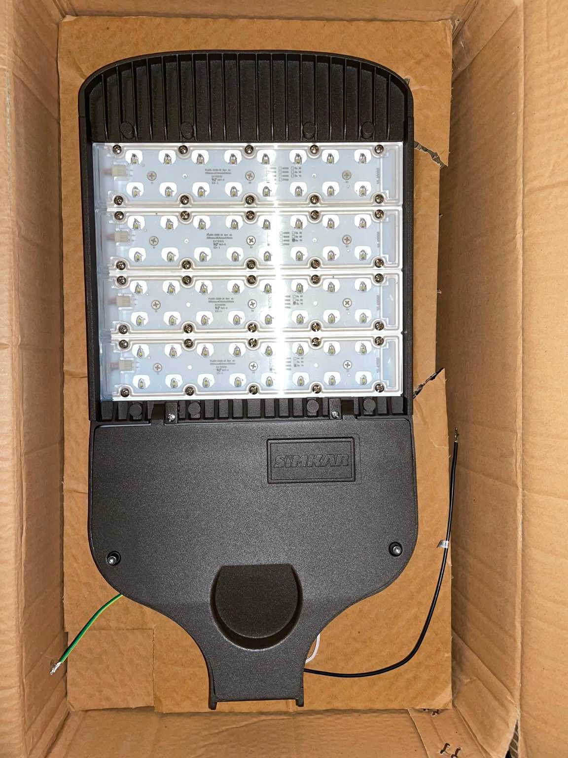 New - Lot of 2 - Simkar SAL Parking Lot Area LED Lighting Fixtures - LIGHTING