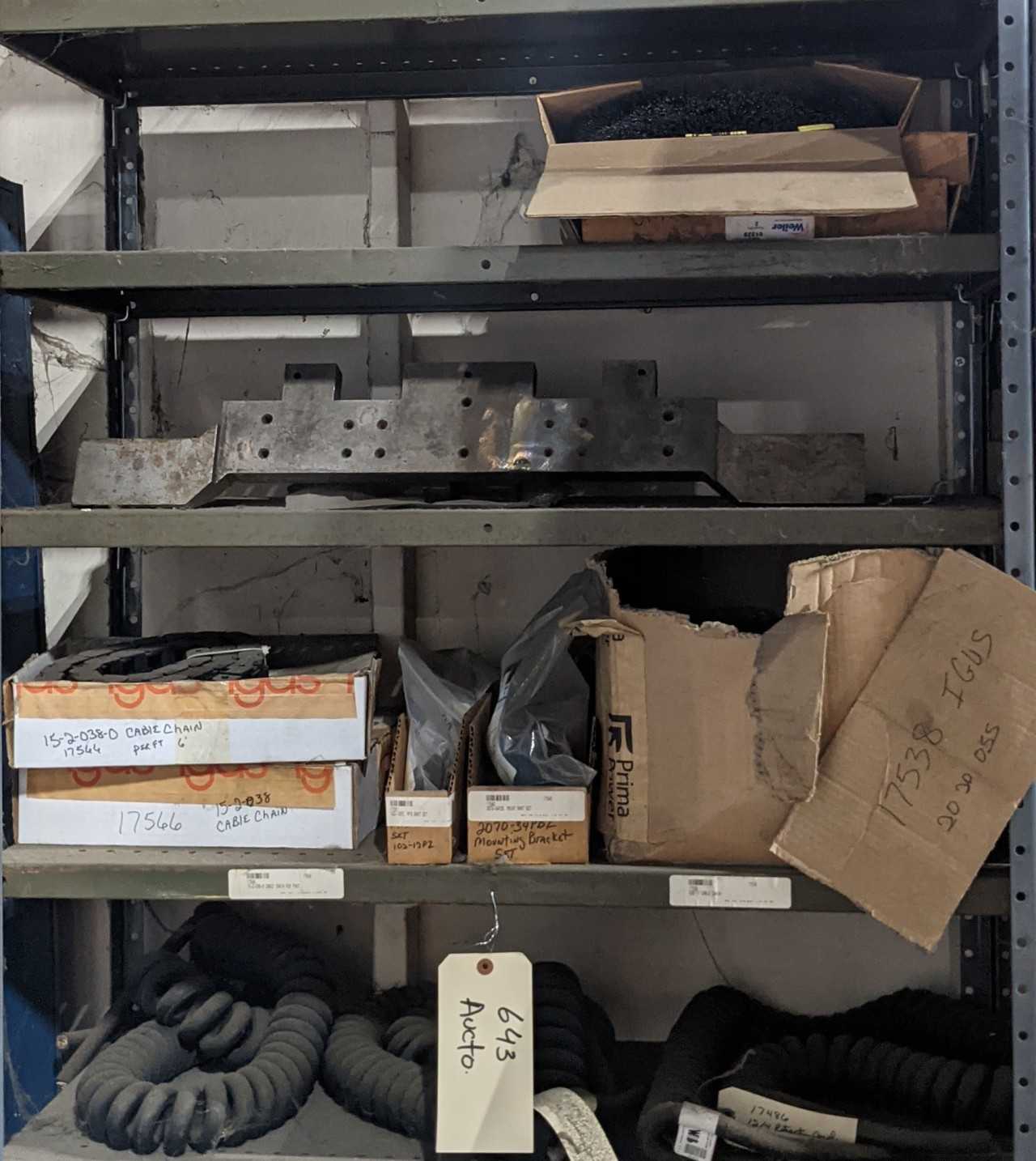 CONTENTS OF 3 SHELVES ( CONTENTS ON TOP INCLUDED) - MISCELLANEOUS