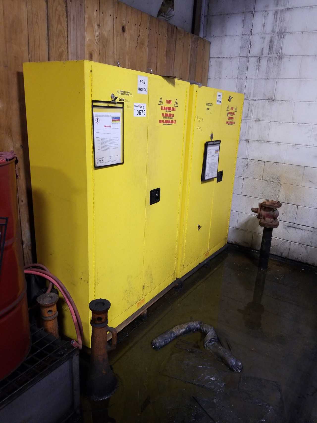 2 LYON FLAMABLE STORAGE CABINETS - MISCELLANEOUS