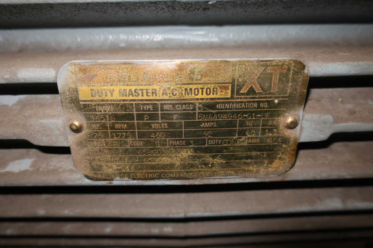 RELIANCE 5MA494946-G1-UF MOTOR 460V 75HP 365TS - ELECTRIC MOTORS