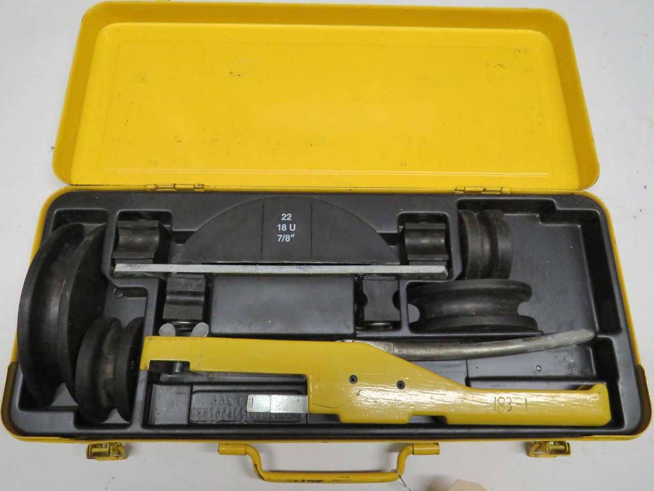 RITCHIE YELLOW JACKET 60331 RATCHET HAND TUBE BENDER - ELECTRIC POWER TOOLS