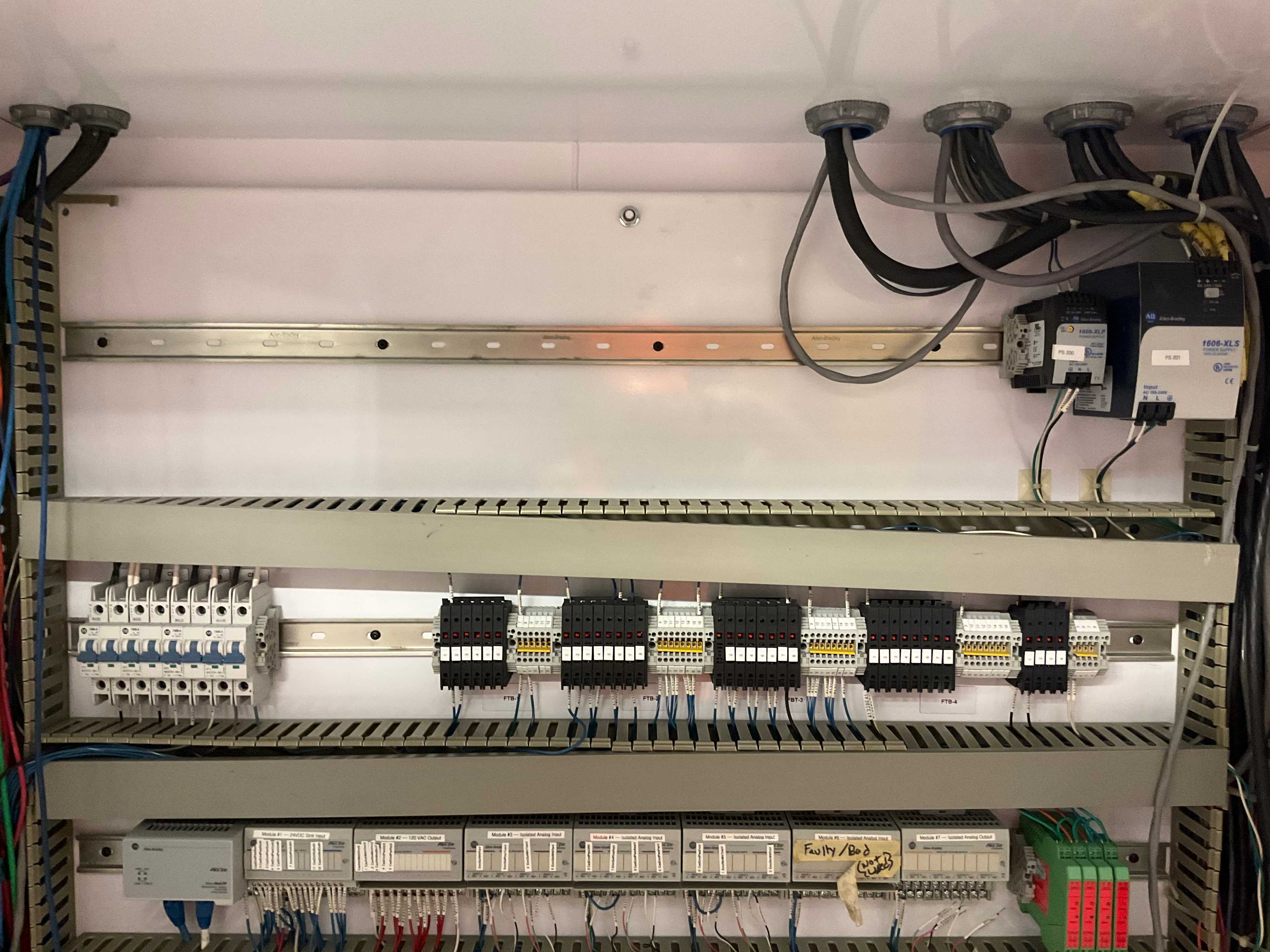 CONTROL CABINET WITH ALLEN BRADLEY CONTROLS - CONTROL CABINETS