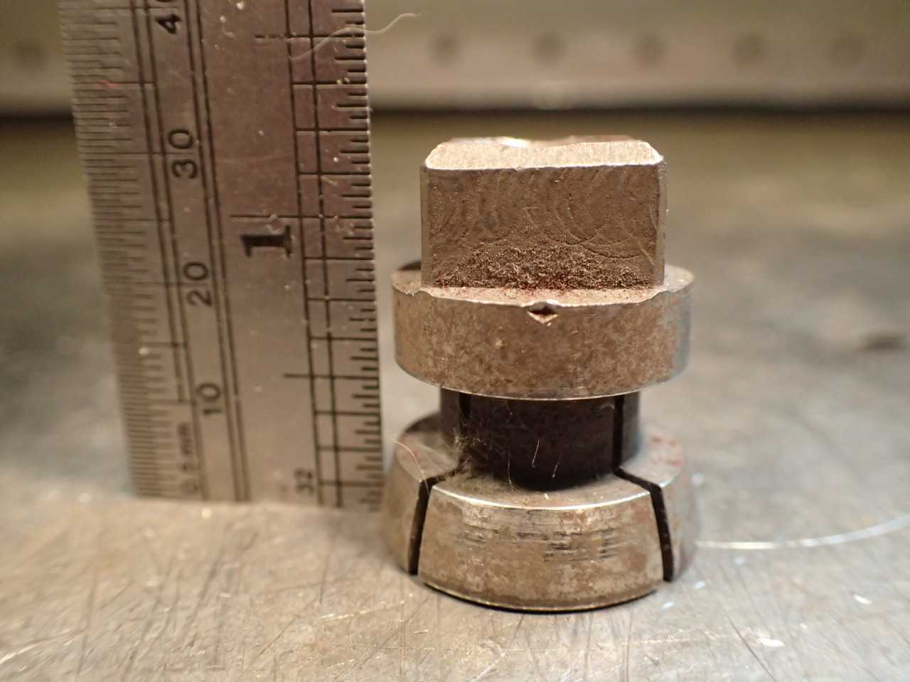 Ziegler 2LX-437C Square Drive Tap Collet 1/8" Pipe FL Tool 2-TC-437 TA2-437C LX2 - HOLEMAKING TOOLS