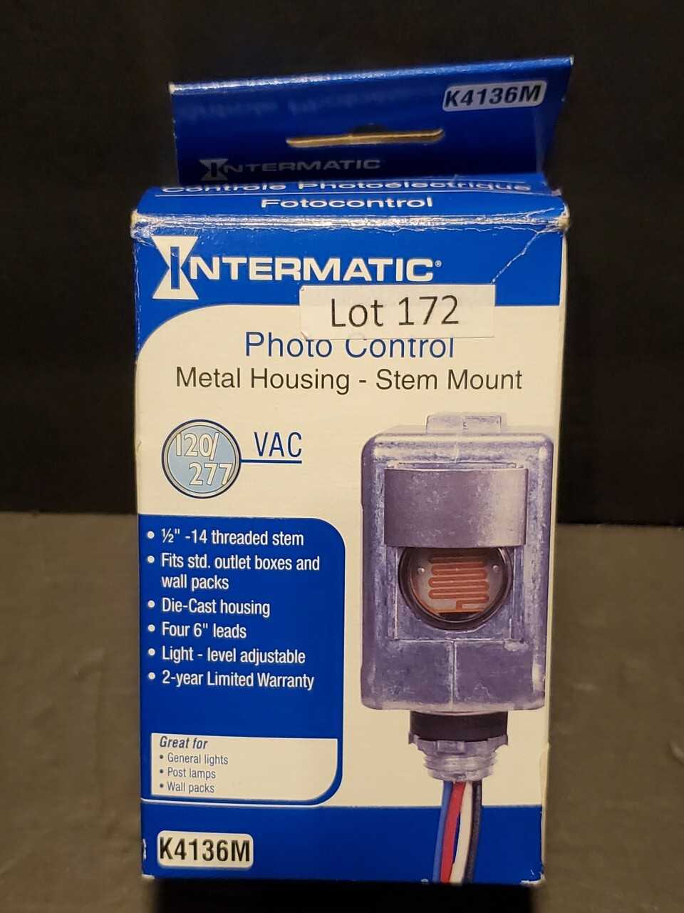 Intermatic photo control - INDUSTRIAL PARTS Intermatic photo control - INDUSTRIAL PARTS