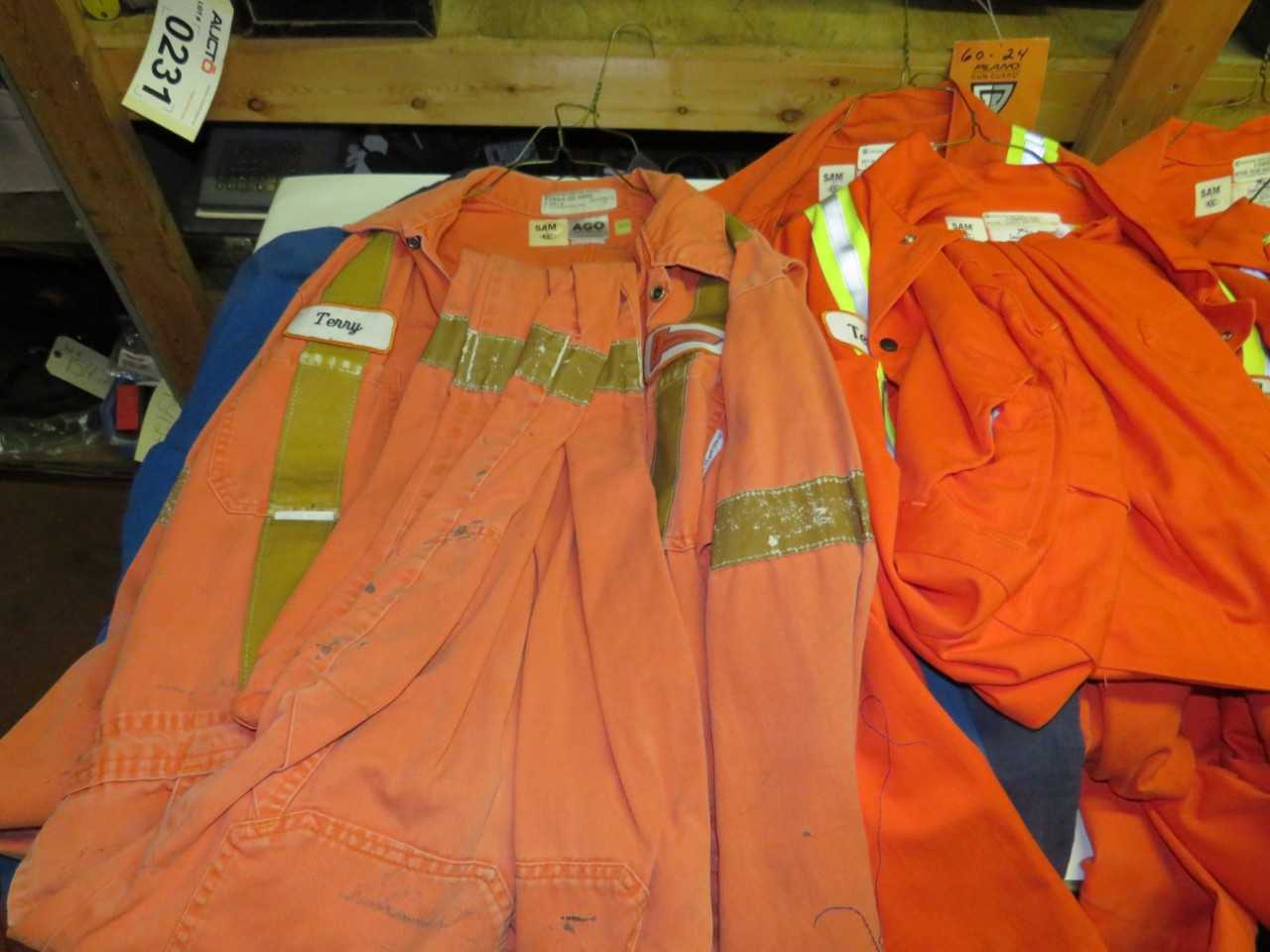LOT OF 10 ASSORTED FLAME RESISTANT COVERALLS - SAFETY SWITCH