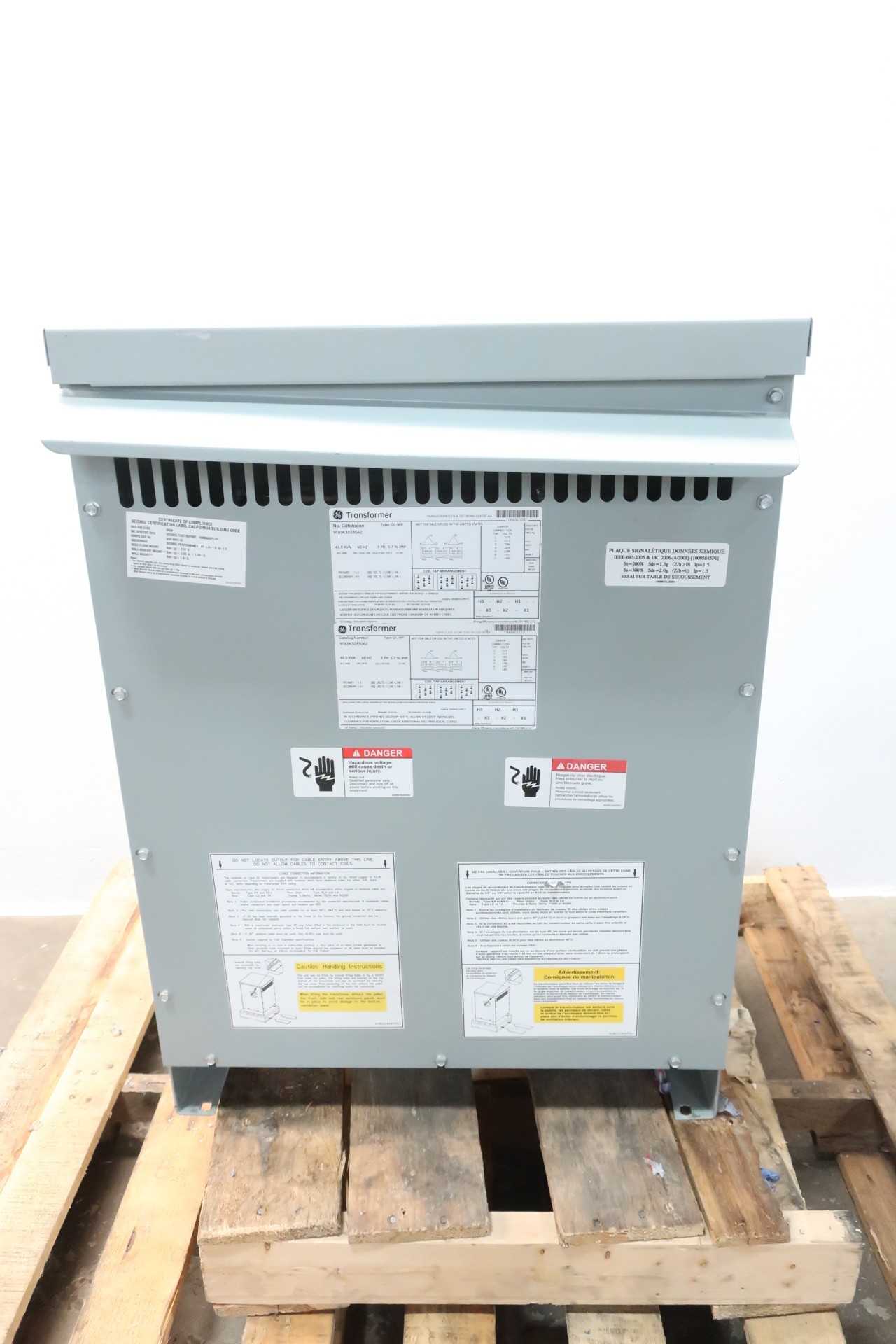 Ge 9T83K3033G62 Transformer 3ph 45kva 208v-ac 480v-ac - CONTROL TRANSFORMERS Ge 9T83K3033G62 Transformer 3ph 45kva 208v-ac 480v-ac - CONTROL TRANSFORMERS