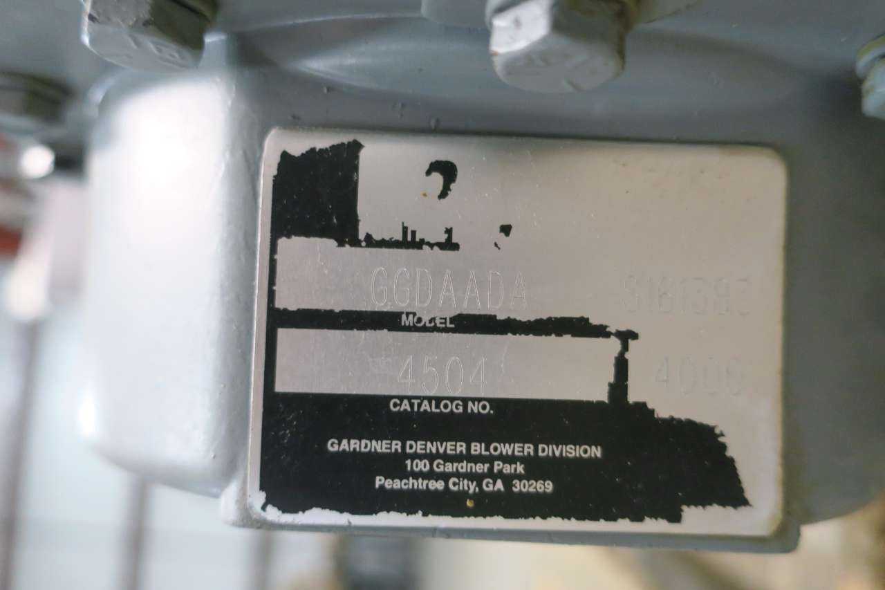 GARDNER DENVER 4504 DUROFLOW GGDAADA 45 SERIES ROTARY LOBE BLOWER - ROTARY LOBE BLOWER
