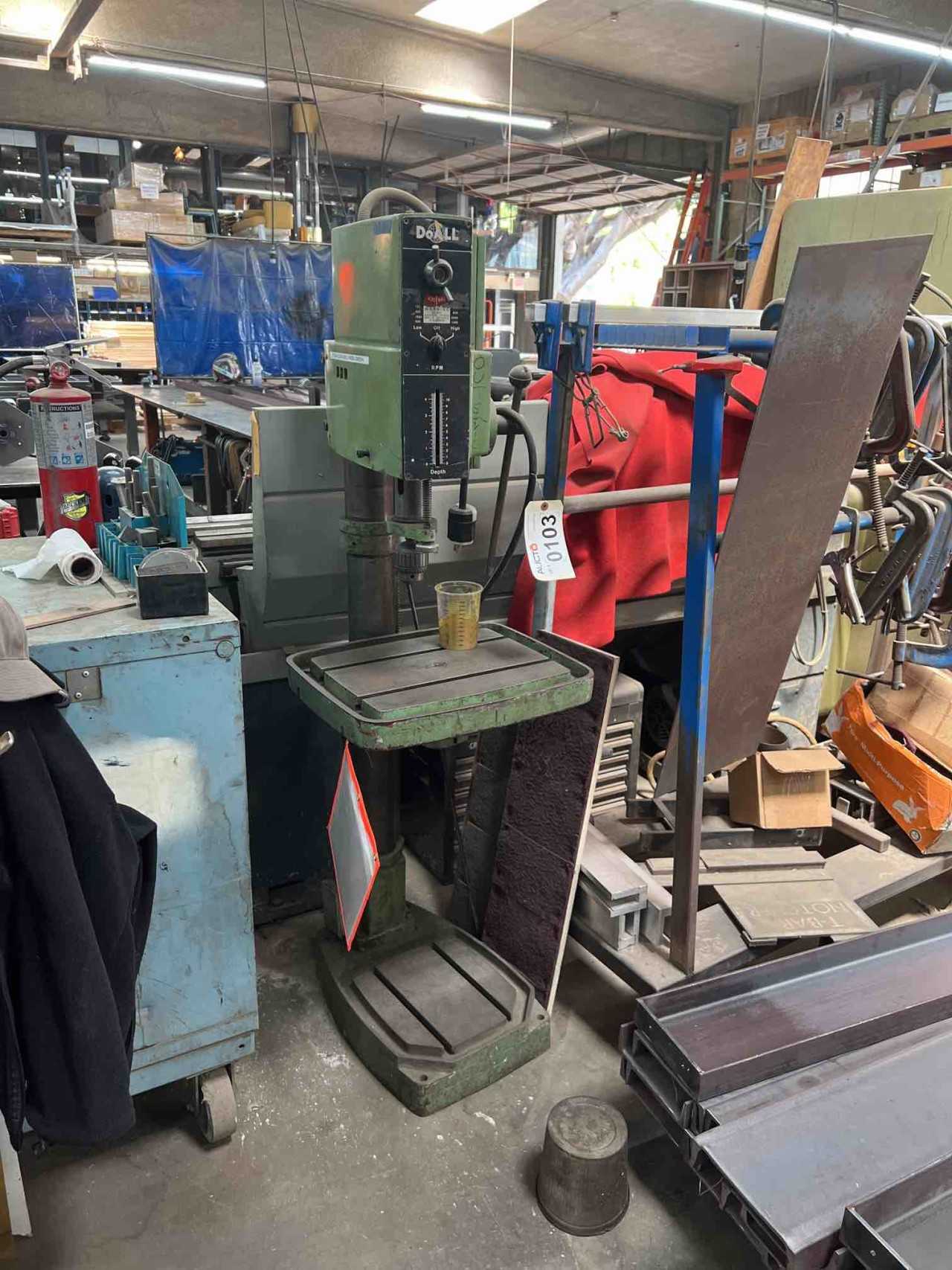 DoAll Dg-17  Floor Drill-press - UPRIGHT DRILL PRESSES