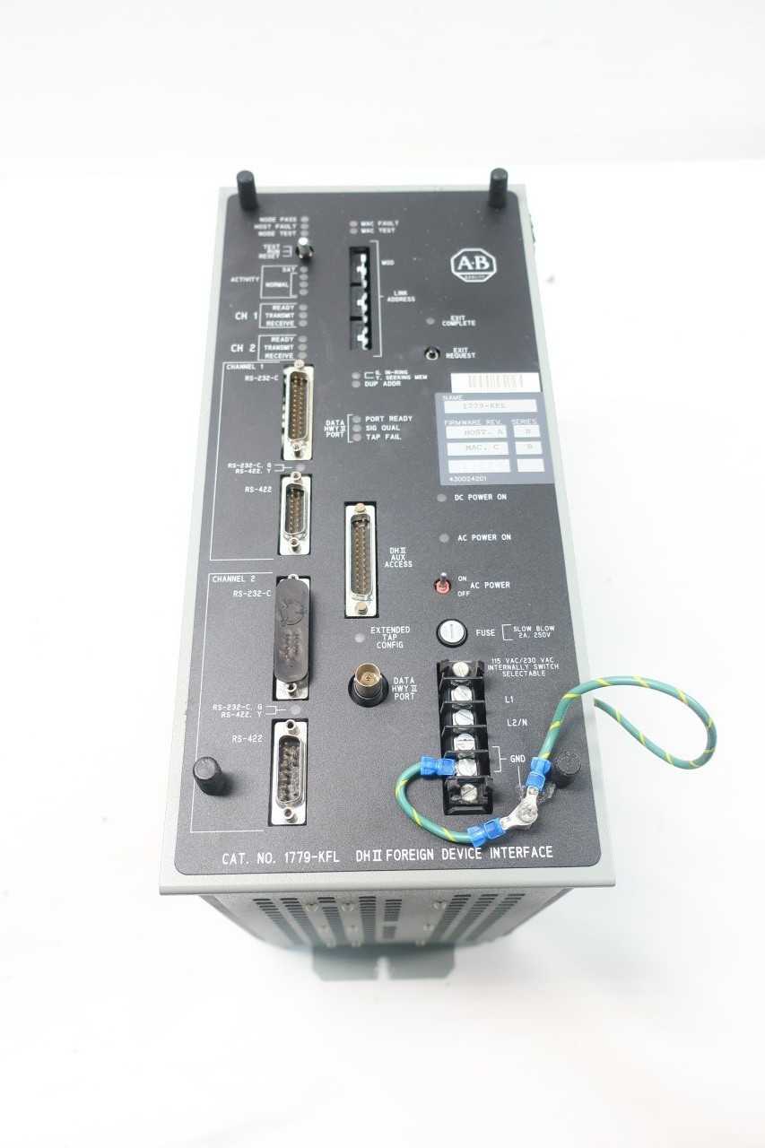 ALLEN BRADLEY 1779-KFL DATA HIGHWAY II FOREIGN DEVICE INTERFACE ETHERNET AND COMMUNICATION MODULE - AUTOMATION & CONTROLS ALLEN BRADLEY 1779-KFL DATA HIGHWAY II FOREIGN DEVICE INTERFACE ETHERNET AND COMMUNICATION MODULE - AUTOMATION & CONTROLS
