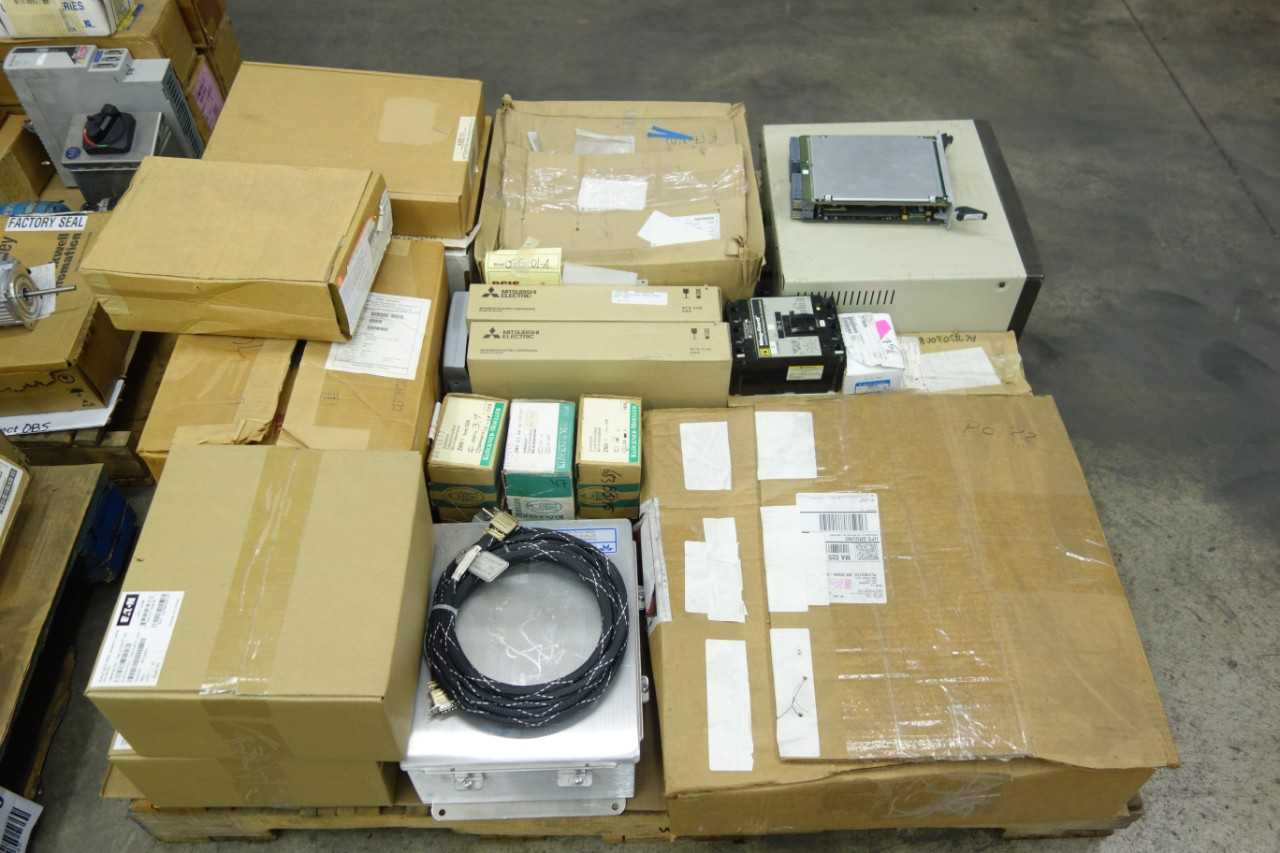 3 PALLETS OF ASSORTED ELECTRICAL - ELECTRICAL COMPONENTS