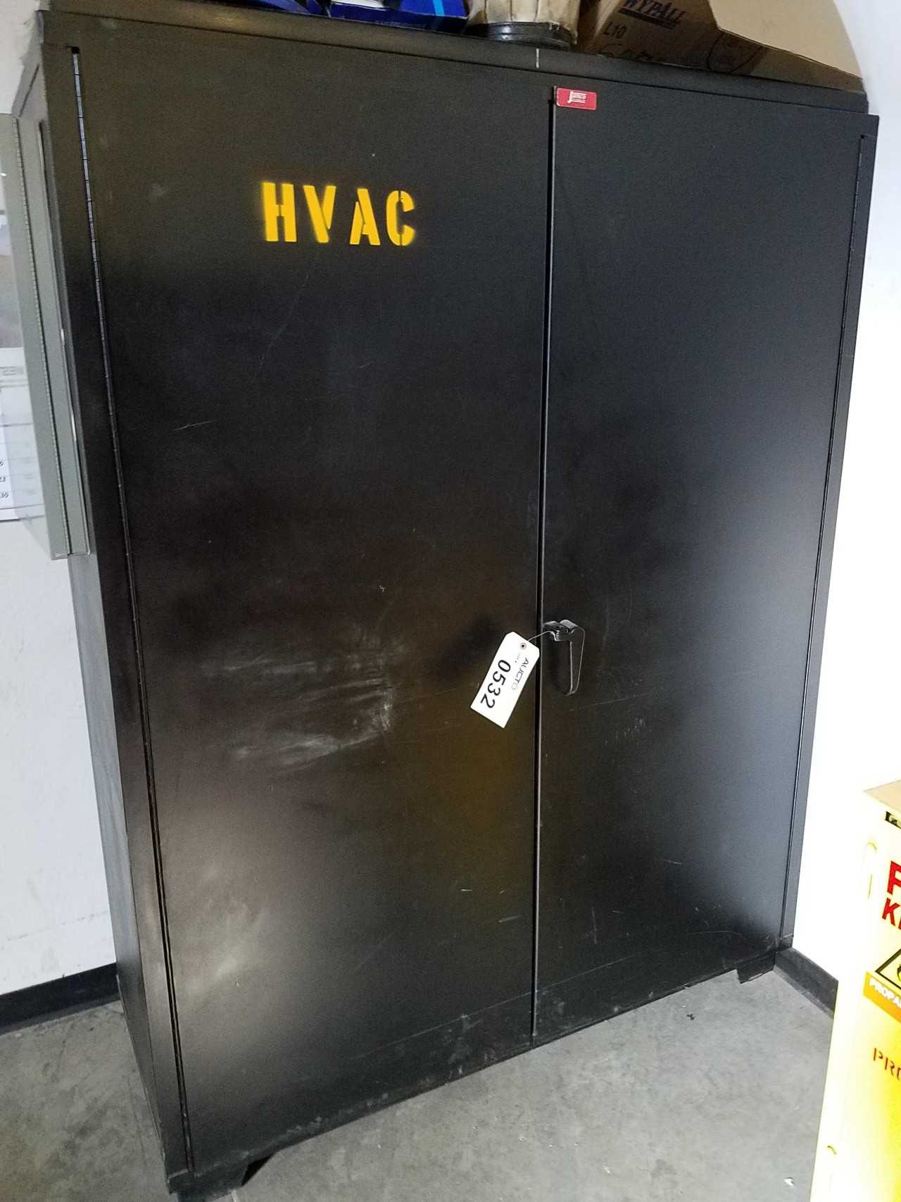 Double door steel cabinet, no contents - TOOL STORAGE Double door steel cabinet, no contents - TOOL STORAGE