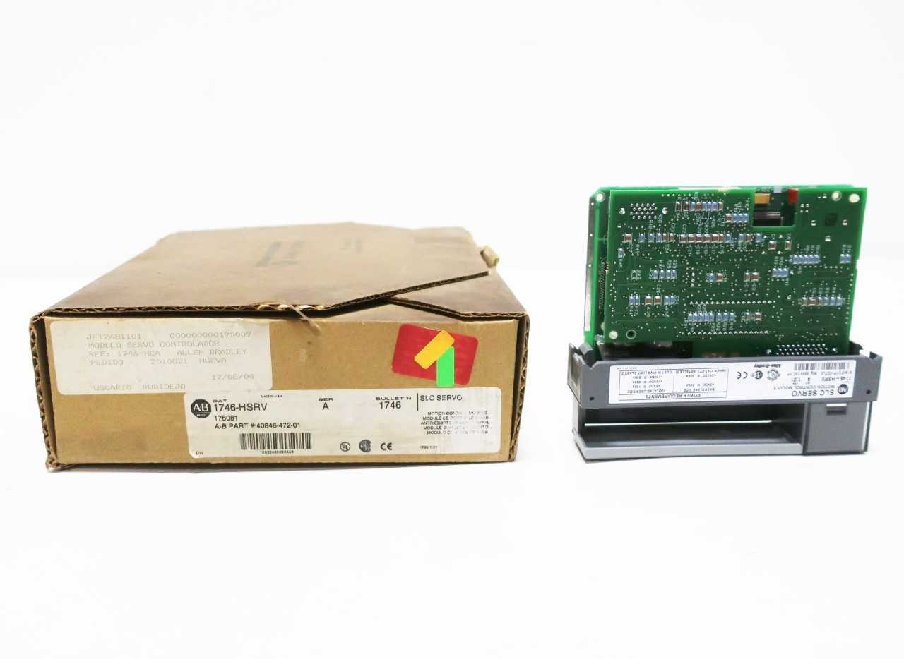 ALLEN BRADLEY 1746-HSRV SLC 500 SER A SERVO CONTROL MODULE - AUTOMATION & CONTROLS
