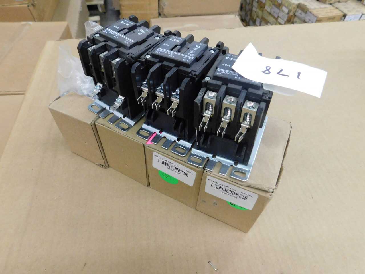 Lot of Various Definite Purpose Contactors - CONTACTORS