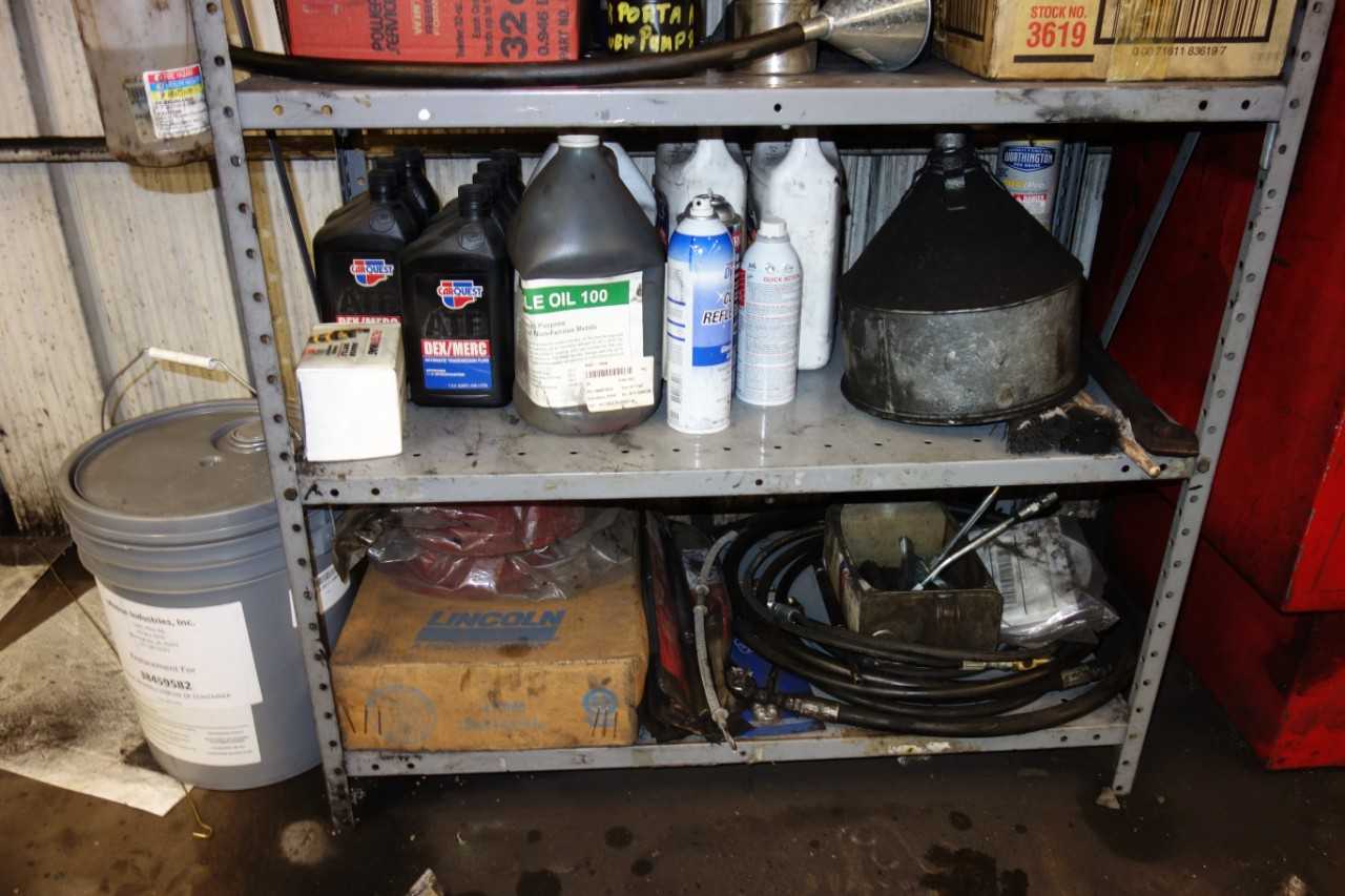 CONTENTS OF SHELVING, AUTOMOTIVE PARTS - SHELVING