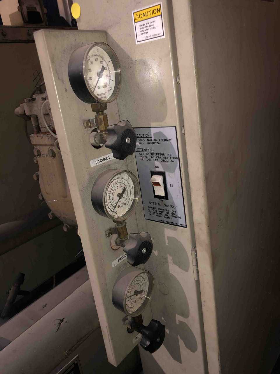 1997 McQuay WHR080E-W Dual Compressor and Triple Tube Chiller - CONSTRUCTION
