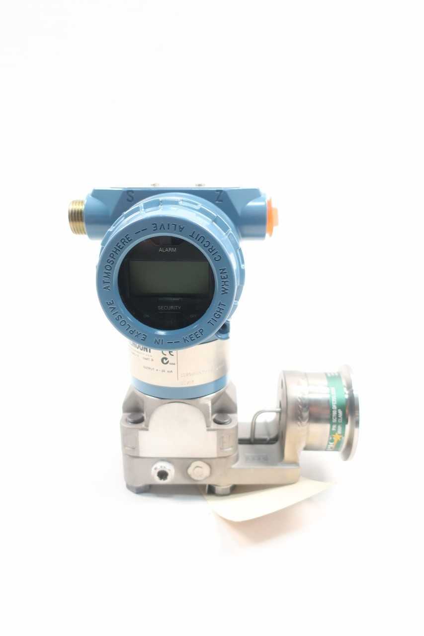 ROSEMOUNT 3051CG4A22A1AM5S1 0-100PSI PRESSURE TRANSMITTER - INSTRUMENTATION