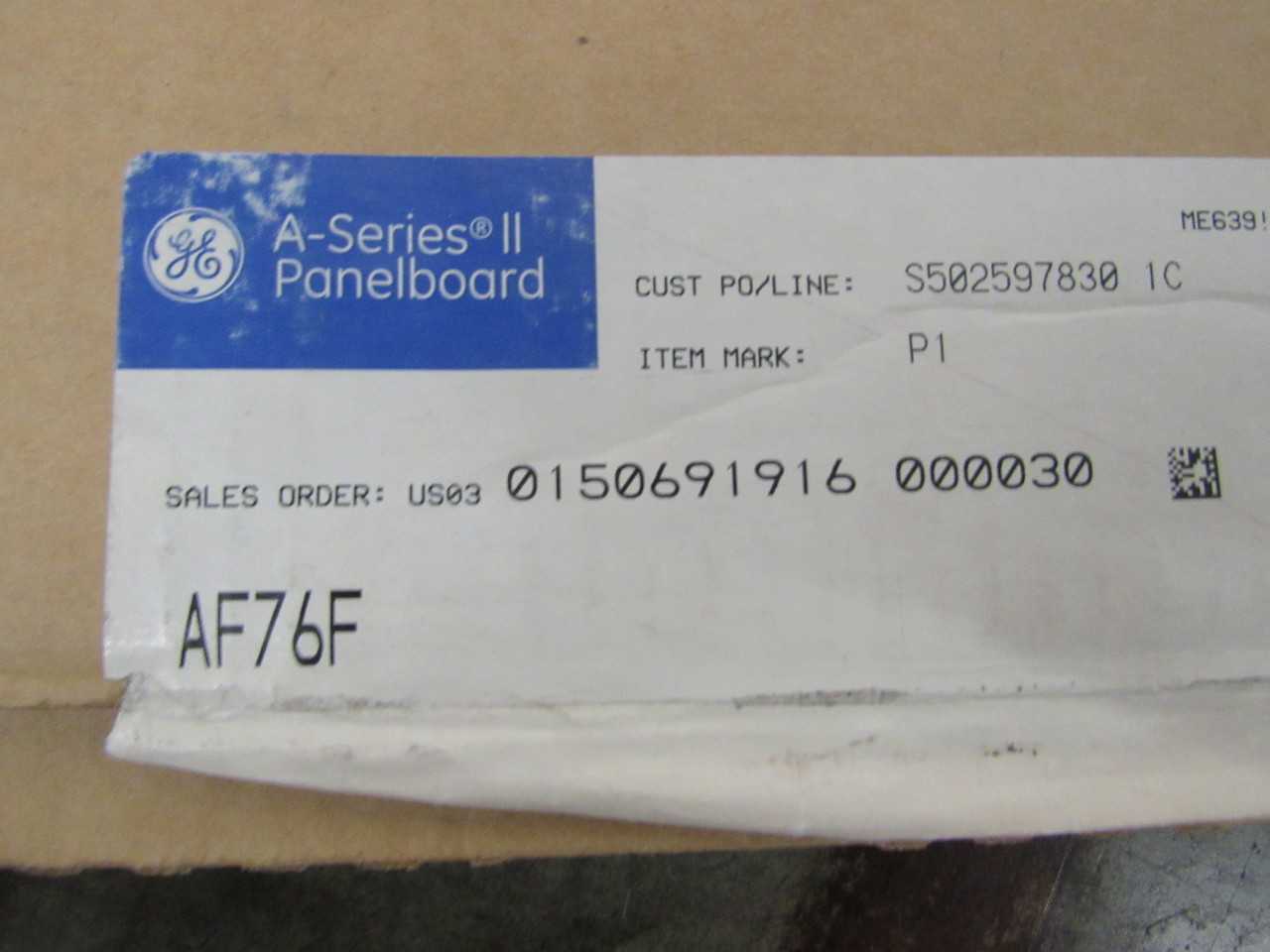 Quantity of 2x AF76F Electrical Panel/Loadcenter/Switchboards - ELECTRICAL COMPONENTS Quantity of 2x AF76F Electrical Panel/Loadcenter/Switchboards - ELECTRICAL COMPONENTS