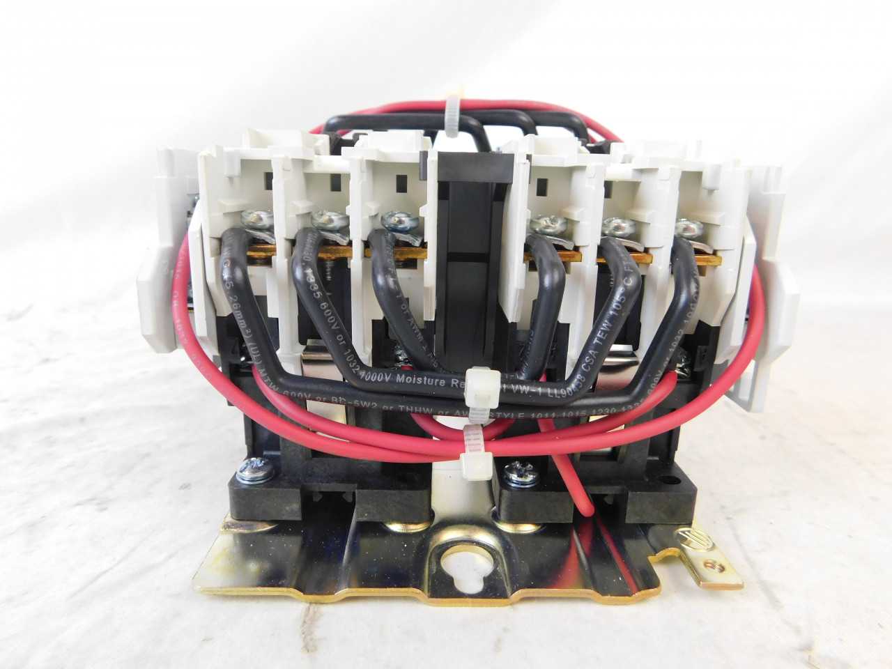 Quantity of 2 New Surplus Eaton AN56CN0AC Non-Reversing Starter Open 3P 27A 120V Size 1 - MOTOR STARTERS