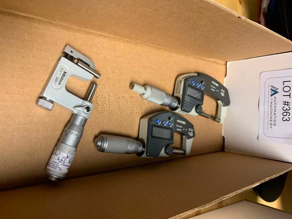 Mitutoyo Digital Micrometers - ELECTRIC POWER TOOLS