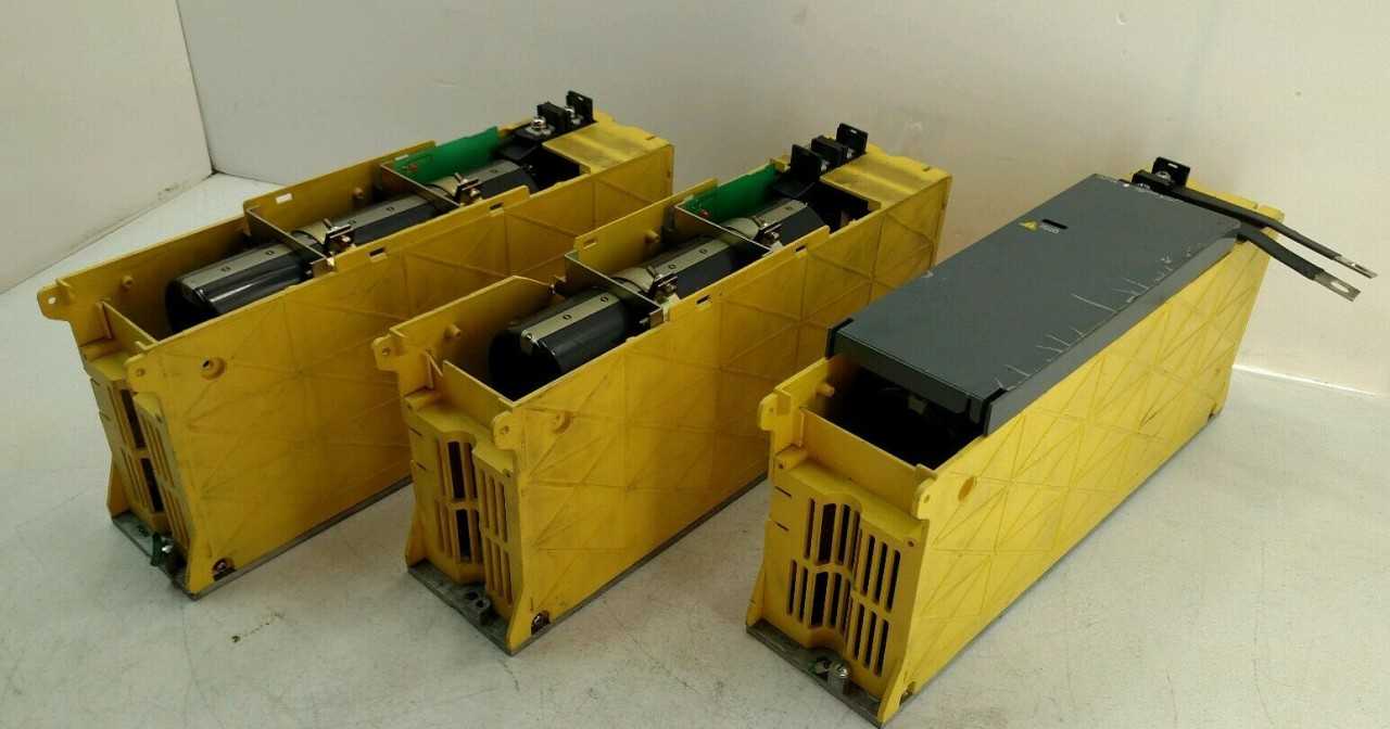 Set of 3 Fanuc A06B-6083-H230 Capacitor Modules - Used - Bench Tested - CAPACITORS Set of 3 Fanuc A06B-6083-H230 Capacitor Modules - Used - Bench Tested - CAPACITORS