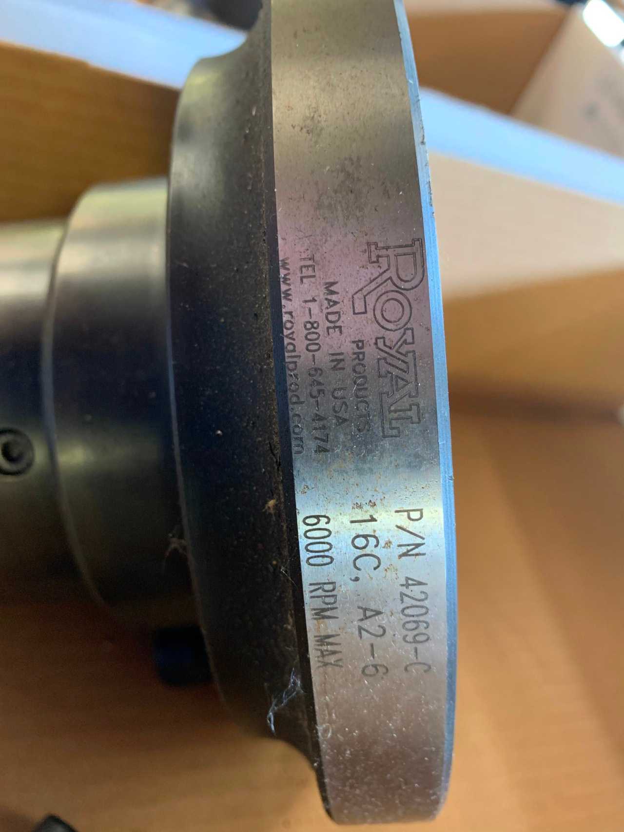 Pull Back Style 16C Collet Chuck with A2-6 Mount/ Non-Threaded Nose - MACHINING ACCESSORIES & TOOLING