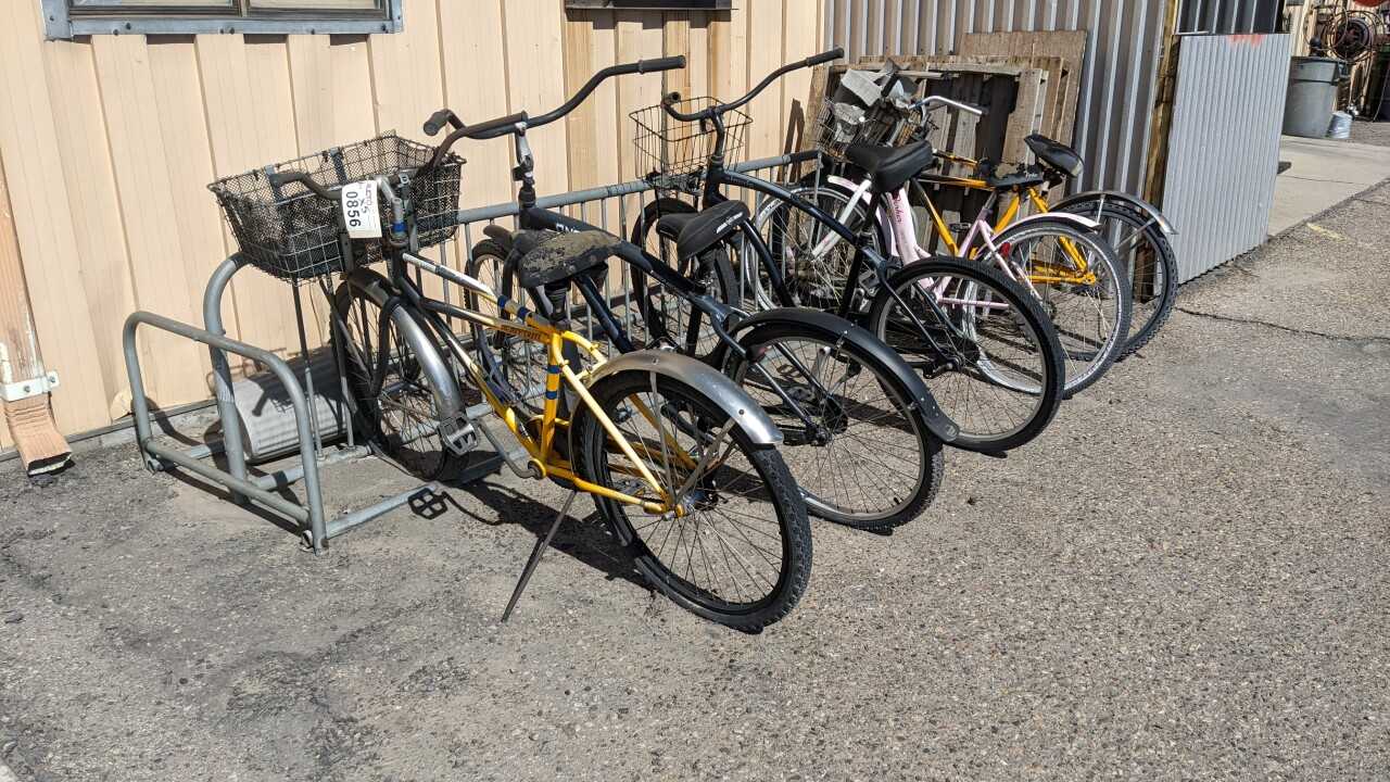 LOT OF FIVE BIKES - MATERIAL HANDLING LOT OF FIVE BIKES - MATERIAL HANDLING