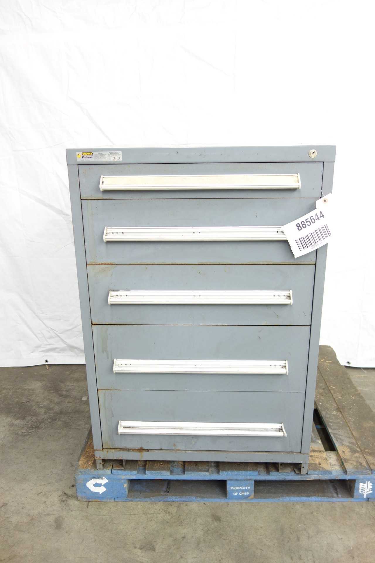 STANLEY VIDMAR 5 DRAWER CABINET - TOOL STORAGE