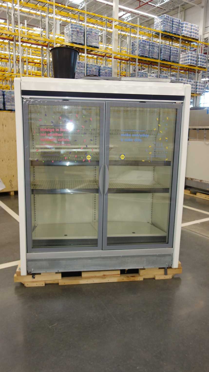 AHT VENTO GREEN MC FREEZE 156 2 DOOR MULTI-SHELF CHEST CAKE FREEZER 1.050W 208-240V-AC - 