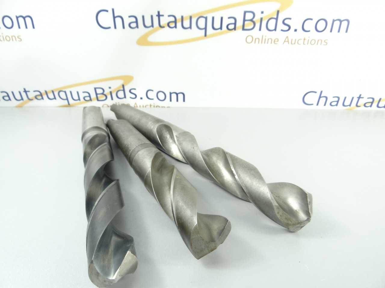 Lot of 3 Assorted HSS 5MT Taper Shank Drills - MACHINING EQUIPMENT PARTS