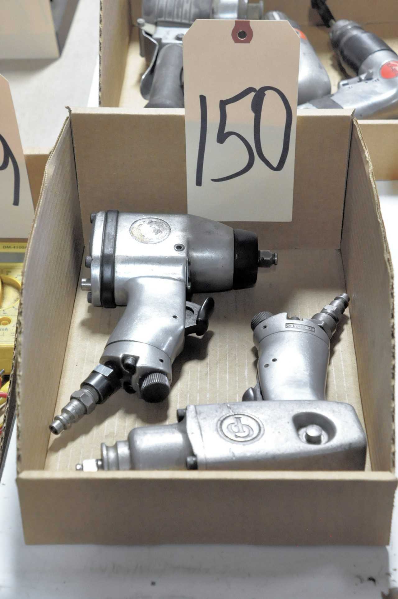 Lot 2 Various Pneumatic Impact Guns in 1 Box - PNEUMATIC POWER TOOL