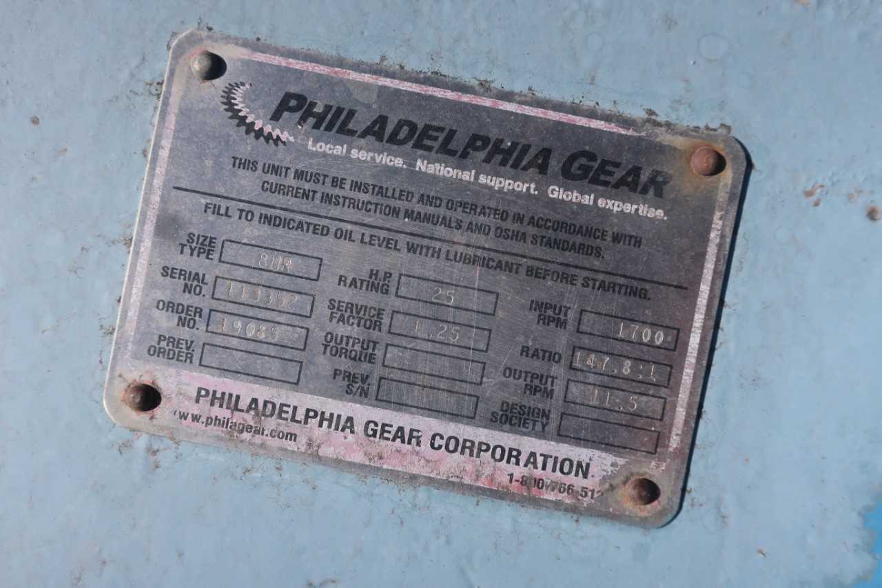 PHILADELPHIA 8HR GEAR REDUCER - GEAR REDUCERS