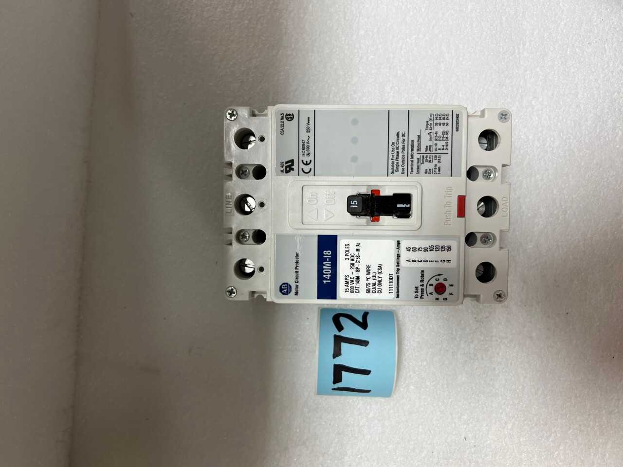 Allen Bradley circuit breakers - CIRCUIT BREAKERS