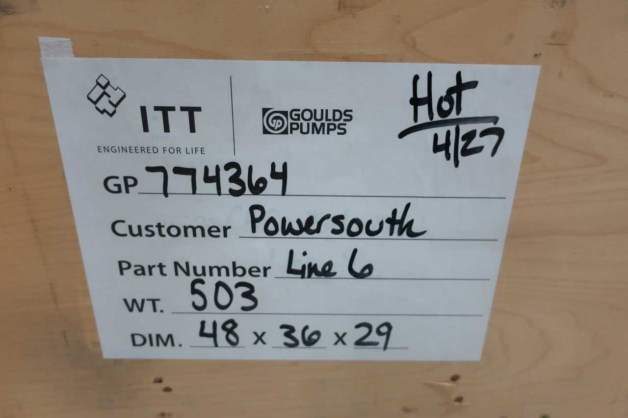 GOULDS 774364 SRL F3 GLAND CSG IRON 8X6-18 SRL-C - PLANT & FACILITY