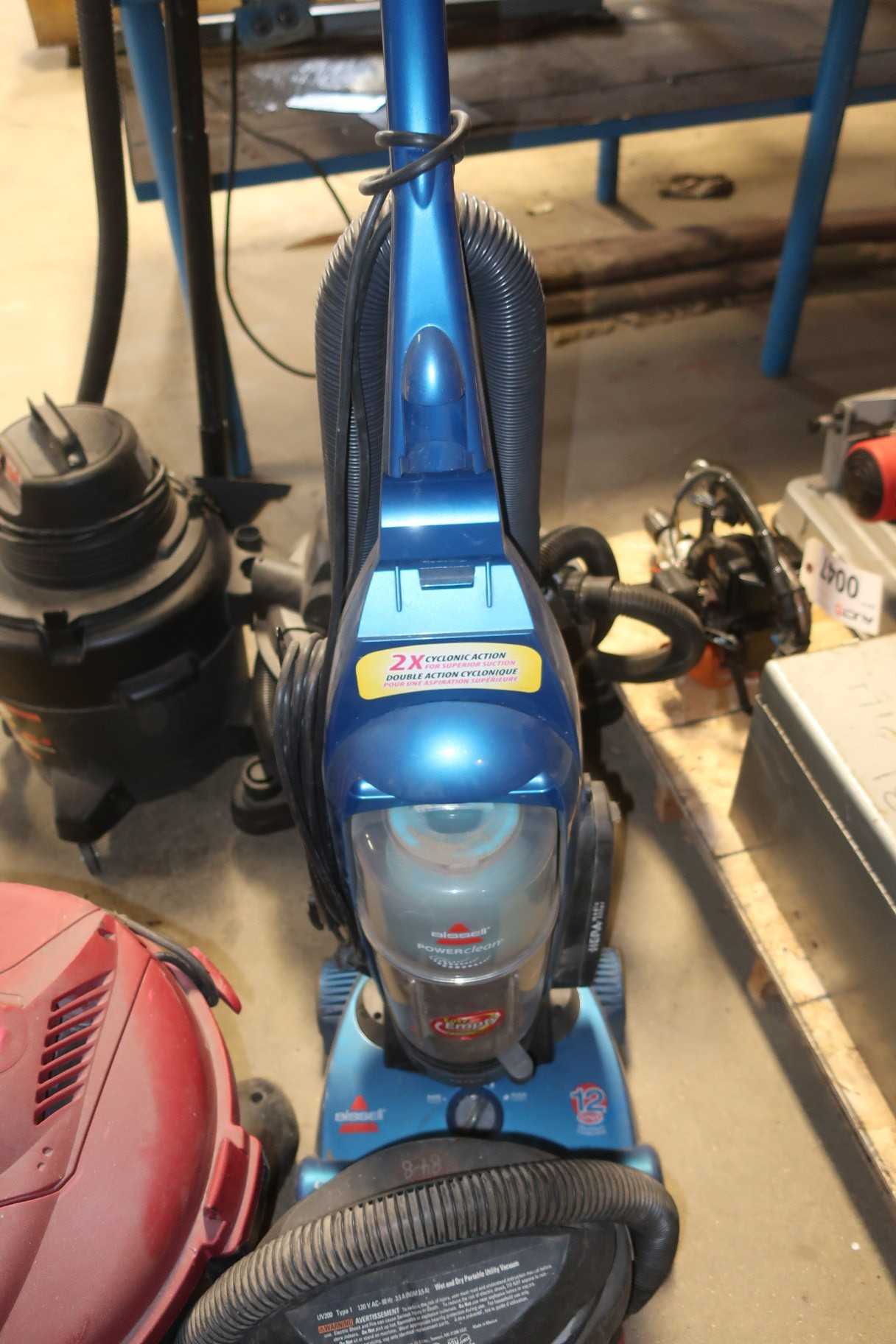 LOT OF ASSORTED SHOP-VACS, VACUUMS - STEAM CLEANING MACHINES