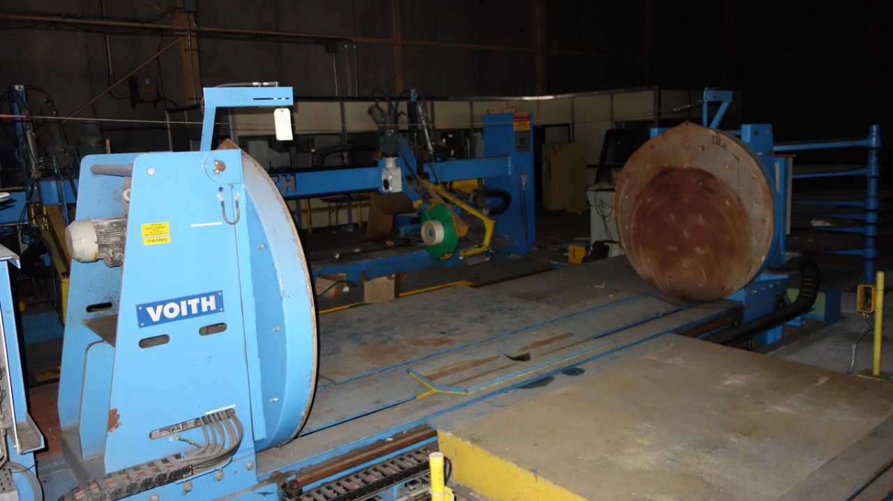VOITH HEADER PRESS ASSEMBLY W PANEL 14-1496 - PULP & PAPER