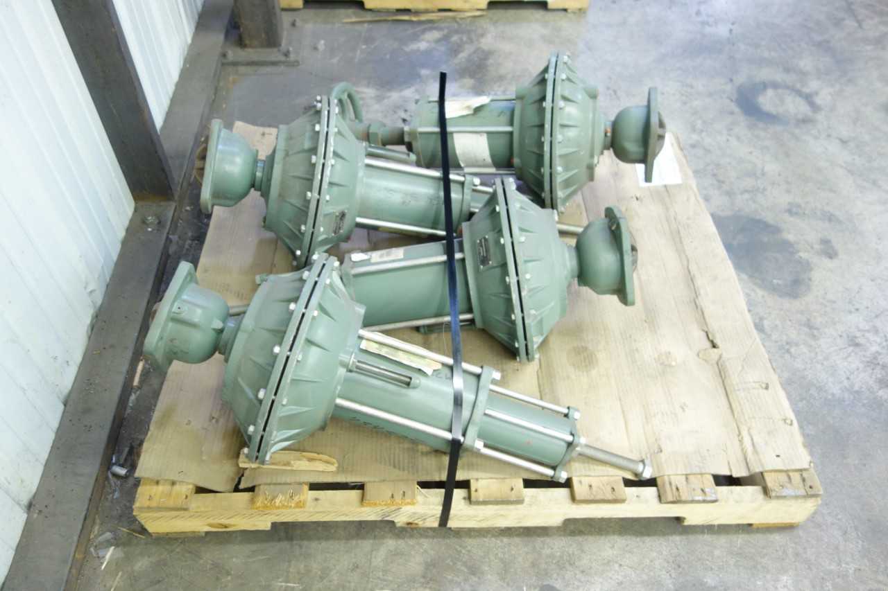 LOT OF 4 ITT 13250 GRINNELL PNEUMATIC MOTOR - PNEUMATIC MOTOR