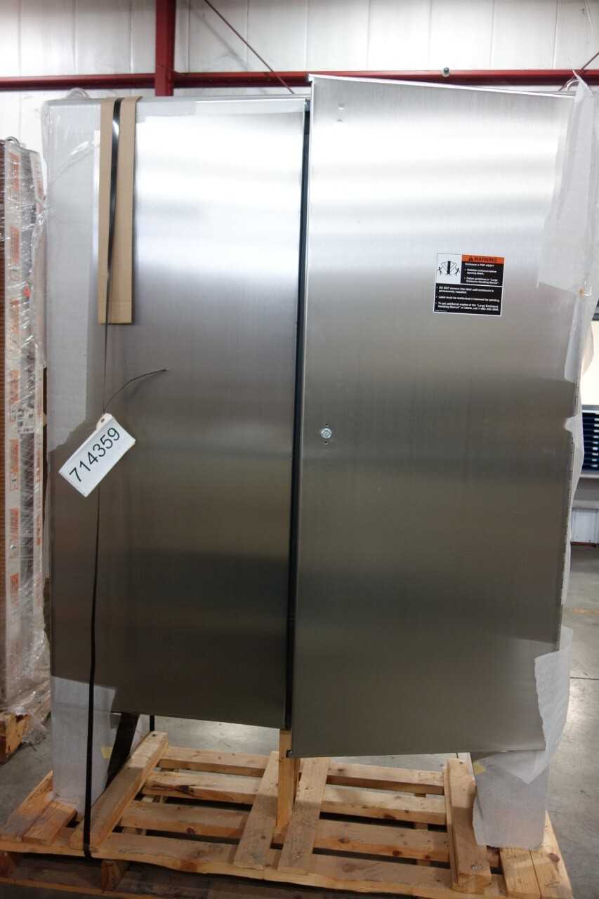 HOFFMAN ENCLOSURE TWO-DOOR WITH 3-POINT LATCHES AND FLOOR STAND - INDUSTRIAL PARTS