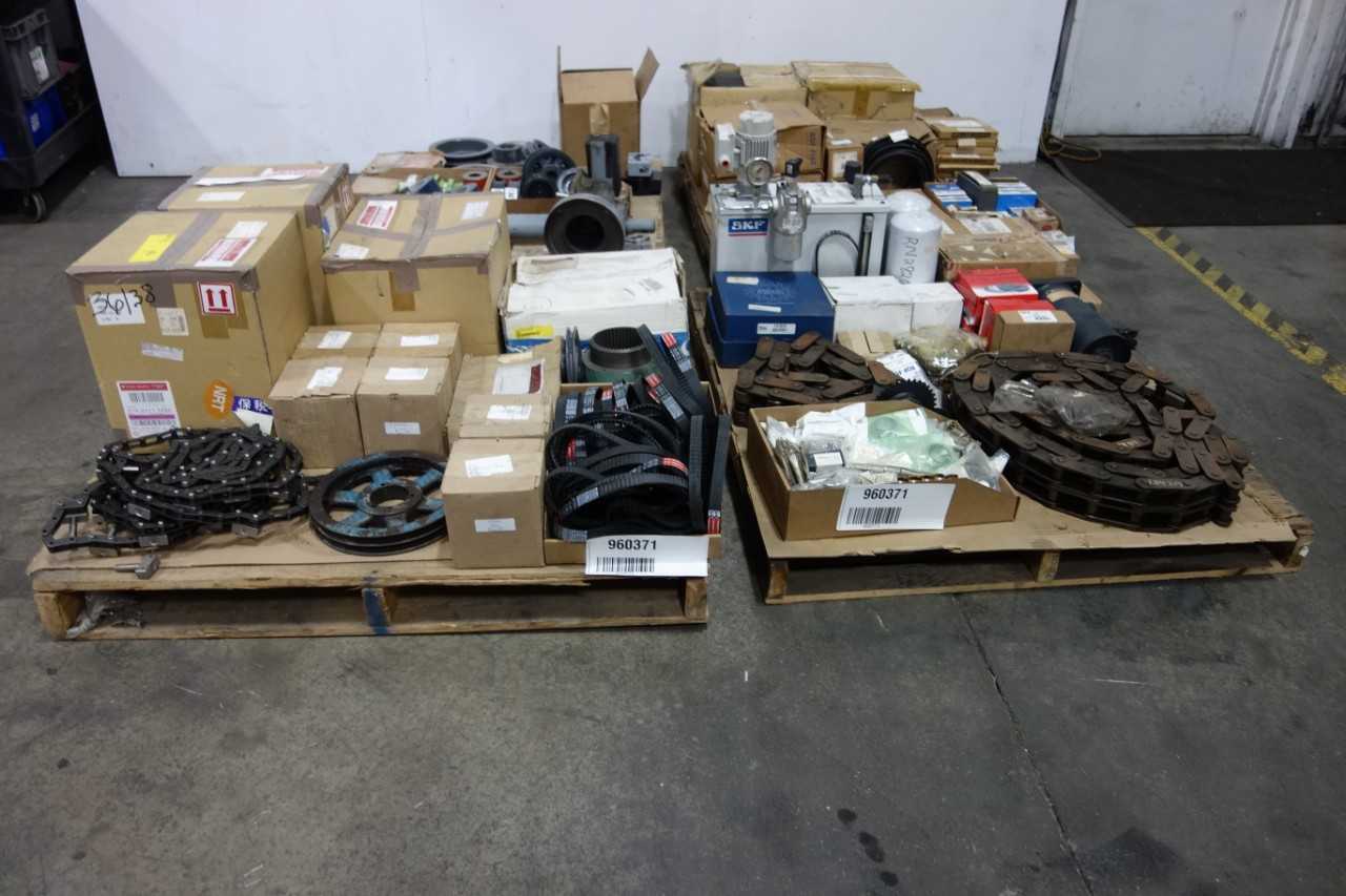 4 PALLETS OF ASSORTED POWER TRANSMISSION - POWER TRANSMISSION