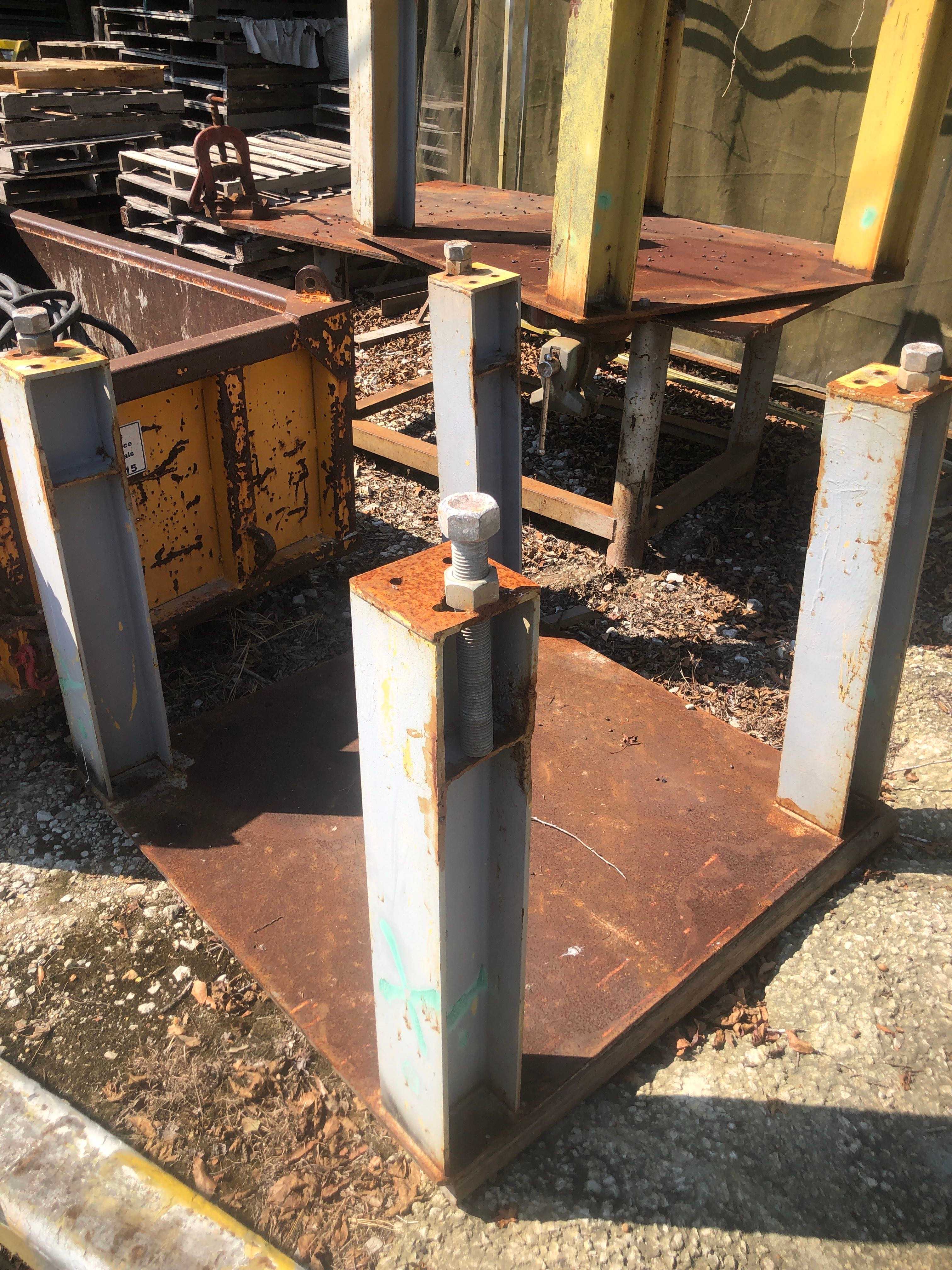 BULK LOT OF FAB TABLES QTY 10 - MATERIAL HANDLING