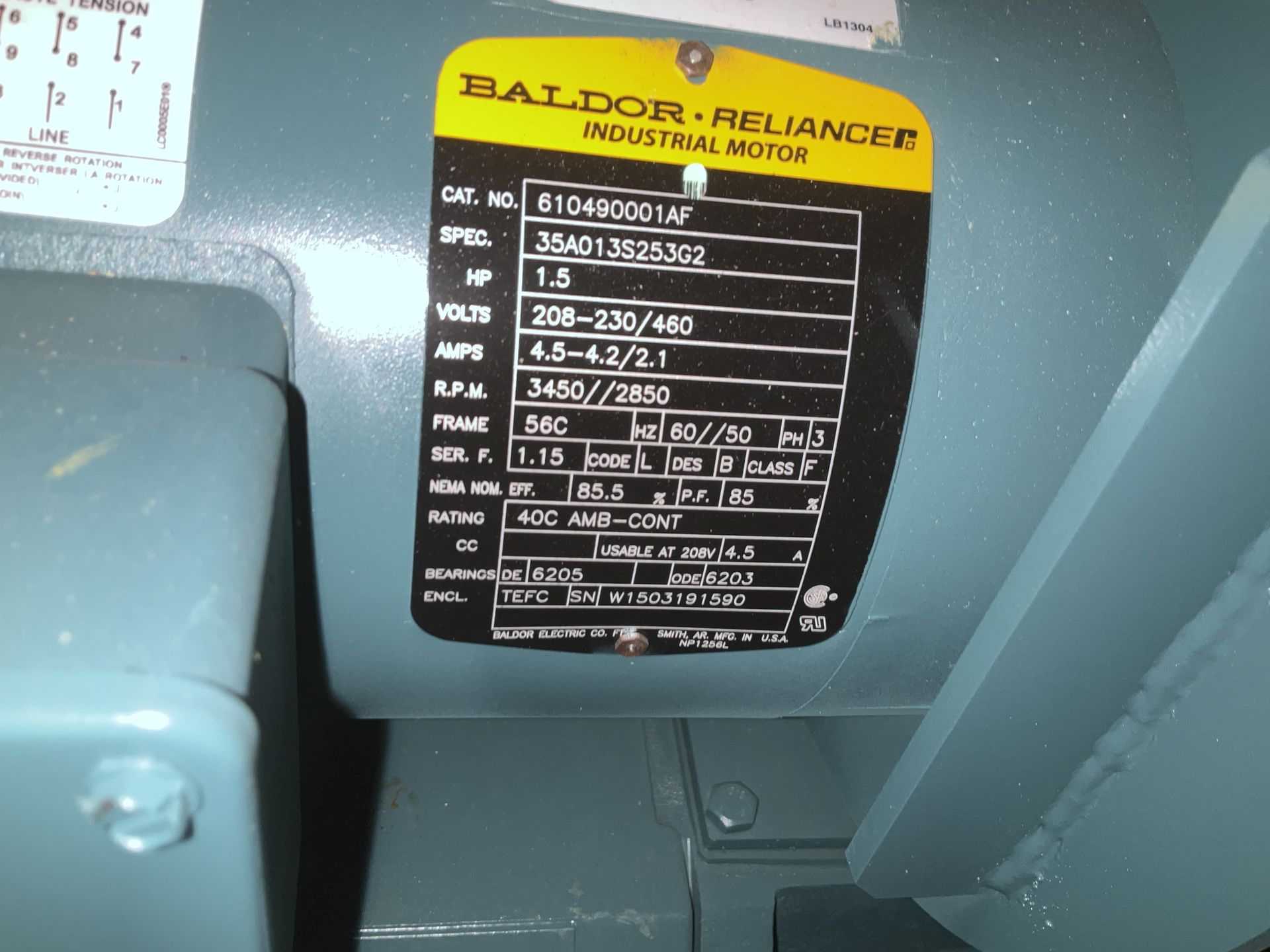 BALDOR RELIANCE L1698A AC MOTOR - AC MOTOR