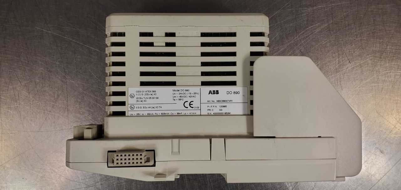 Lot of 10 ABB DO890 Output Module w/TU890 Termination Module "Like New - Pulled from New Machinery and Bench Tested" - AUTOMATION & CONTROLS