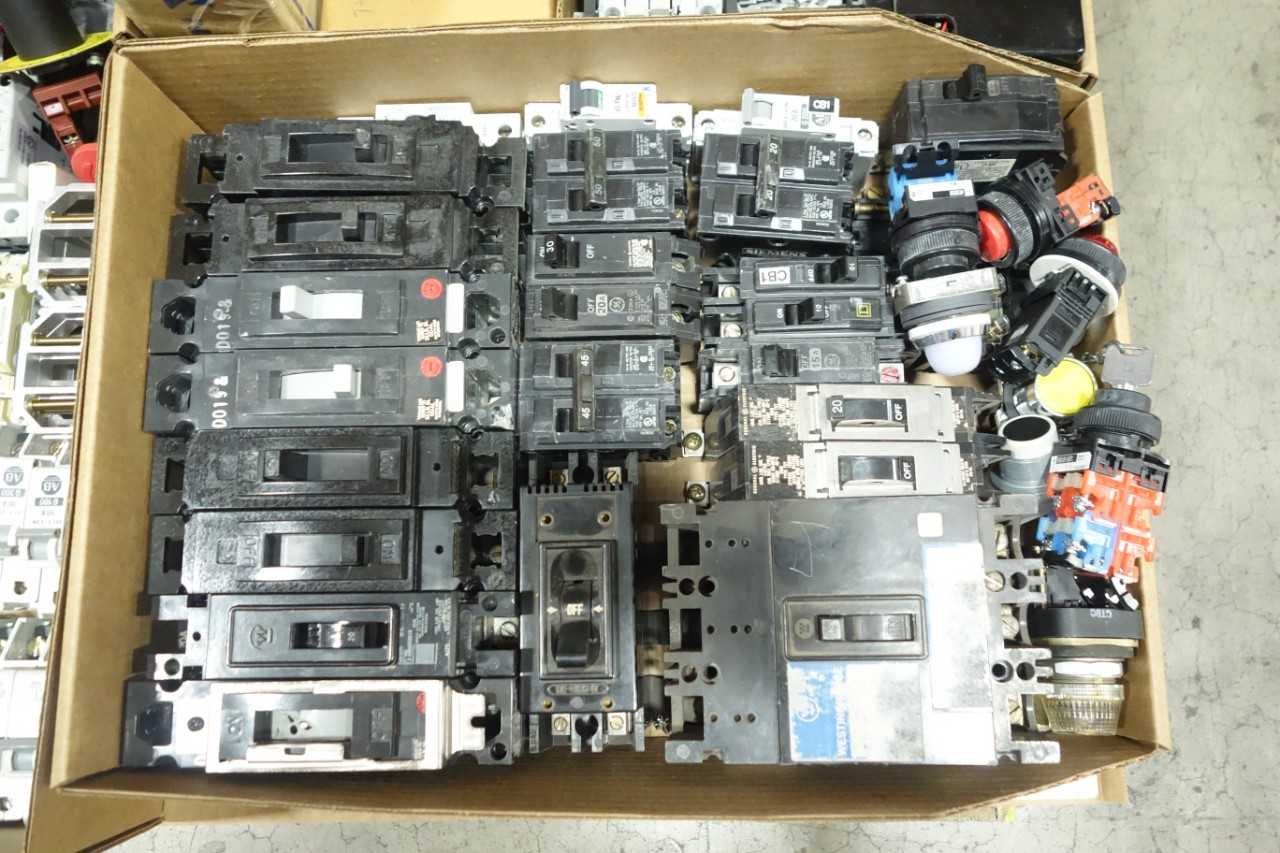 PALLET OF ASSORTED ELECTRICAL - ELECTRICAL PARTS