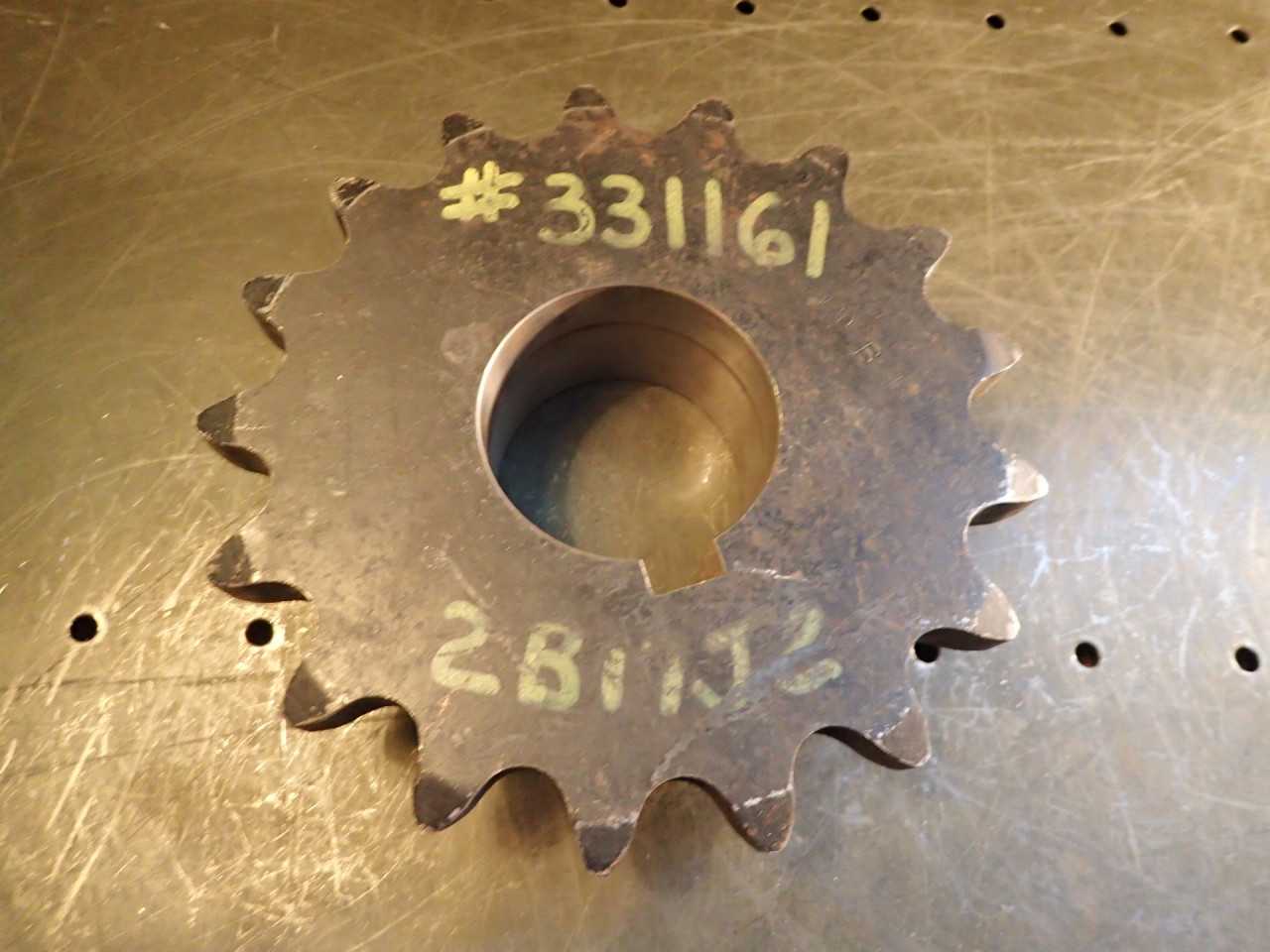 120B17 Chain Sprocket 3-1/8" Keyed Bore, Used in Good Condition - ROLLER CHAIN