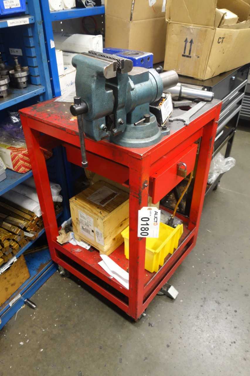 Rolling workbench with 5" vise - MATERIAL HANDLING