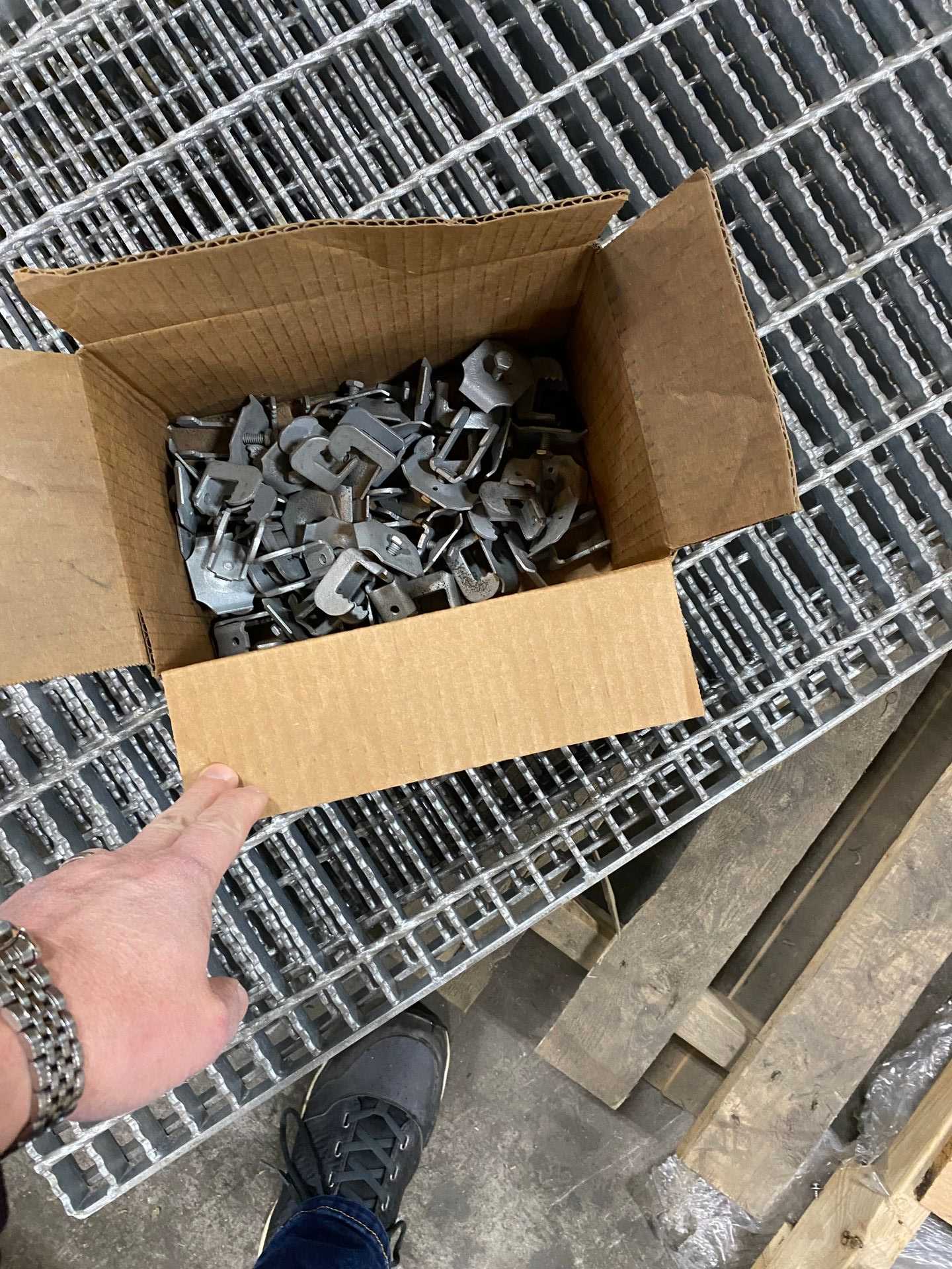 Bulk Lot of Flexifloat Steel Floats, Steel Handrails & Supports - MATERIAL HANDLING