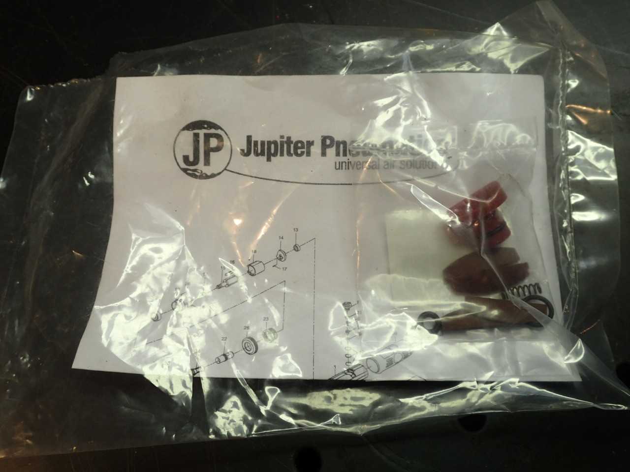 Jupiter Pneumatics 1/4" Die Grinder Rebuild, Repair Kits + 6mm Collet & Wrenches - MACHINE TOOLING